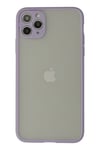 Mey İthalat®  iPhone 12 Pro Kılıf Montreal Silikon Kapak - Mor