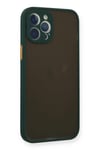 Mey İthalat®  iPhone 12 Pro Kılıf Montreal Silikon Kapak - Yeşil
