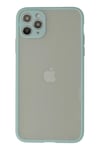 Mey İthalat®  iPhone 12 Pro Kılıf Montreal Silikon Kapak - Turkuaz