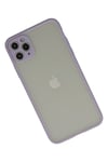 Mey İthalat®  iPhone 12 Pro Kılıf Montreal Silikon Kapak - Mor