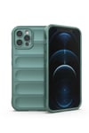 Mey İthalat®  iPhone 12 Pro Kılıf Optimum Silikon - Koyu Yeşil
