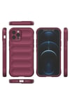 Mey İthalat®  iPhone 12 Pro Kılıf Optimum Silikon - Bordo