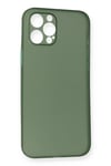 Mey İthalat®  iPhone 12 Pro Kılıf PP Ultra İnce Kapak - Yeşil