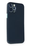 Mey İthalat®  iPhone 12 Pro Kılıf PP Ultra İnce Kapak - Mavi