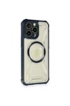Mey İthalat®  iPhone 12 Pro Kılıf Prag Magneticsafe Kapak - Lacivert