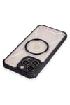 Mey İthalat®  iPhone 12 Pro Kılıf Prag Magneticsafe Kapak - Siyah