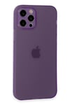Mey İthalat®  iPhone 12 Pro Kılıf Puma Silikon - Koyu Mor