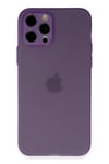 Mey İthalat®  iPhone 12 Pro Kılıf Puma Silikon - Koyu Mor