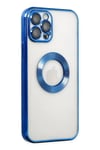 Mey İthalat®  iPhone 12 Pro Kılıf Slot Silikon - Mavi
