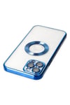 Mey İthalat®  iPhone 12 Pro Kılıf Slot Silikon - Mavi
