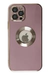 Mey İthalat®  iPhone 12 Pro Kılıf Store Silikon - Mor