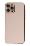 Mey İthalat®  iPhone 12 Pro Kılıf Volet Silikon - Pembe
