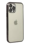 Mey İthalat®  iPhone 12 Pro Max Kılıf  Lensli Silikon - Siyah