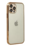 Mey İthalat®  iPhone 12 Pro Max Kılıf  Lensli Silikon - Gold