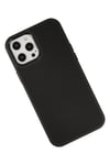Mey İthalat®  iPhone 12 Pro Max Kılıf Asya Deri Silikon - Siyah