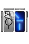 Mey İthalat®  iPhone 12 Pro Max Kılıf Beta Magneticsafe Silikon - Siyah
