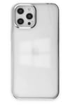 Mey İthalat®  iPhone 12 Pro Max Kılıf Element Silikon - Gümüş
