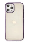 Mey İthalat®  iPhone 12 Pro Max Kılıf Element Silikon - Mor