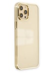 Mey İthalat®  iPhone 12 Pro Max Kılıf Element Silikon - Gold