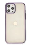 Mey İthalat®  iPhone 12 Pro Max Kılıf Element Silikon - Mor