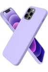 Mey İthalat®  iPhone 12 Pro Max Kılıf First Silikon - Lila