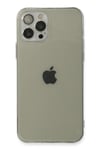 Mey İthalat®  iPhone 12 Pro Max Kılıf Fly Lens Silikon - Şeffaf