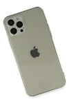 Mey İthalat®  iPhone 12 Pro Max Kılıf Fly Lens Silikon - Şeffaf