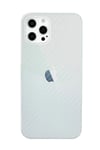 Mey İthalat®  iPhone 12 Pro Max Kılıf Karbon PP Silikon - Şeffaf