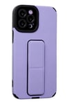 Mey İthalat®  iPhone 12 Pro Max Kılıf Mega Standlı Silikon - Lila