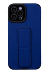 Mey İthalat®  iPhone 12 Pro Max Kılıf Mega Standlı Silikon - Mavi