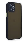 Mey İthalat®  iPhone 12 Pro Max Kılıf Montreal Silikon Kapak - Lacivert
