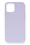 Mey İthalat®  iPhone 12 Pro Max Kılıf Nano içi Kadife Silikon- Lila