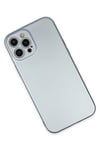 Mey İthalat®  iPhone 12 Pro Max Kılıf Nano içi Kadife Silikon - Sky Blue