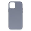 Mey İthalat®  iPhone 12 Pro Max Kılıf Nano içi Kadife Silikon - Gri