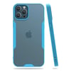 Mey İthalat®  iPhone 12 Pro Max Kılıf Platin Silikon - Mavi
