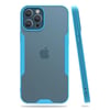 Mey İthalat®  iPhone 12 Pro Max Kılıf Platin Silikon - Mavi