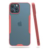Mey İthalat®  iPhone 12 Pro Max Kılıf Platin Silikon - Pembe