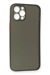 Mey İthalat®  iPhone 12 Pro Max Kılıf PP Ultra İnce Kapak - Gri