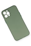Mey İthalat®  iPhone 12 Pro Max Kılıf PP Ultra İnce Kapak - Yeşil