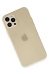 Mey İthalat®  iPhone 12 Pro Max Kılıf Puma Silikon - Gold