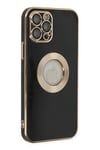 Mey İthalat®  iPhone 12 Pro Max Kılıf Store Silikon - Siyah