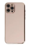 Mey İthalat®  iPhone 12 Pro Max Kılıf Volet Silikon - Pembe