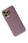 Mey İthalat®  iPhone 12 Pro Max Kılıf Volet Silikon - Mor