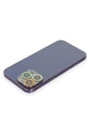 Mey İthalat®  iPhone 12 Pro Max Renkli Kamera Lens Koruma Cam - Sarı-Turuncu