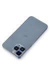 Mey İthalat®  iPhone 12 Pro Metal Kamera Lens Koruma Cam - Mavi