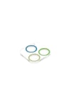Mey İthalat®  iPhone 12 Pro Renkli Kamera Lens Koruma Cam - Yeşil-Sarı
