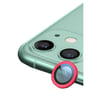 Mey İthalat®  iPhone 12 Raze Metal Kamera Lens - Kırmızı