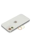 Mey İthalat®  iPhone 12 Renkli Kamera Lens Koruma Cam - Sarı-Turuncu