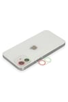 Mey İthalat®  iPhone 12 Renkli Kamera Lens Koruma Cam - Yeşil-Pembe