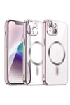 Mey İthalat®  iPhone 13 Kılıf Kross Magneticsafe Kapak - Rose